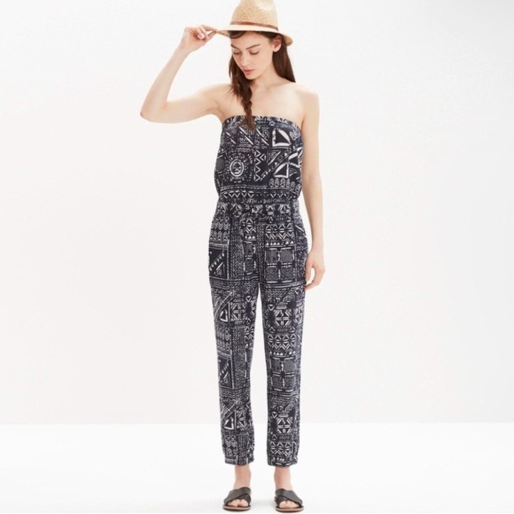 Madewell Kingston Cover Up Inkstone Jumpsuit